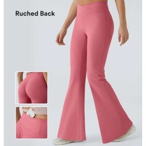 HALARA Pink Flare Leggings